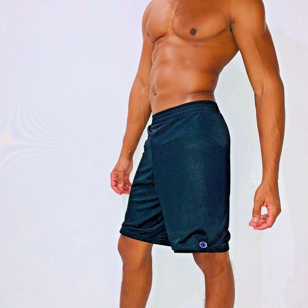 C9 By Champion Vintage Basketball Shorts Mesh Silky Shiny YL Men Small